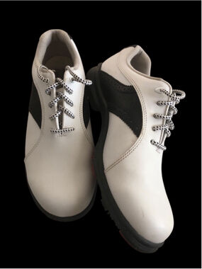 FOOTJOY Green Joy WOMENS 8.5 Golf Shoes Saddle Oxford Softspikes Retail $70